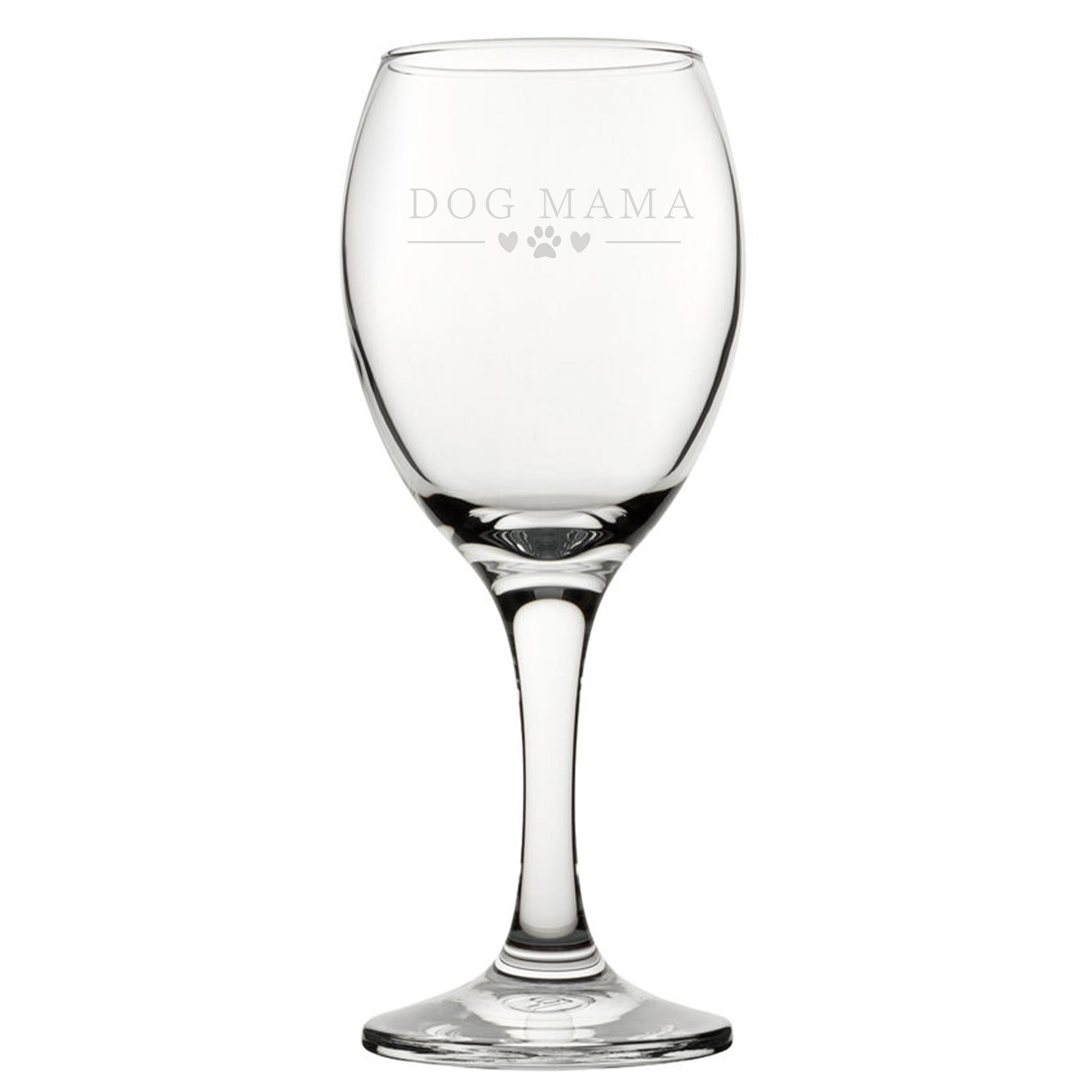 Dog Mama Wine Glass Gift Boxed