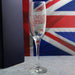 Engraved Commemorative Coronation of the King Champagne Flute Image 4