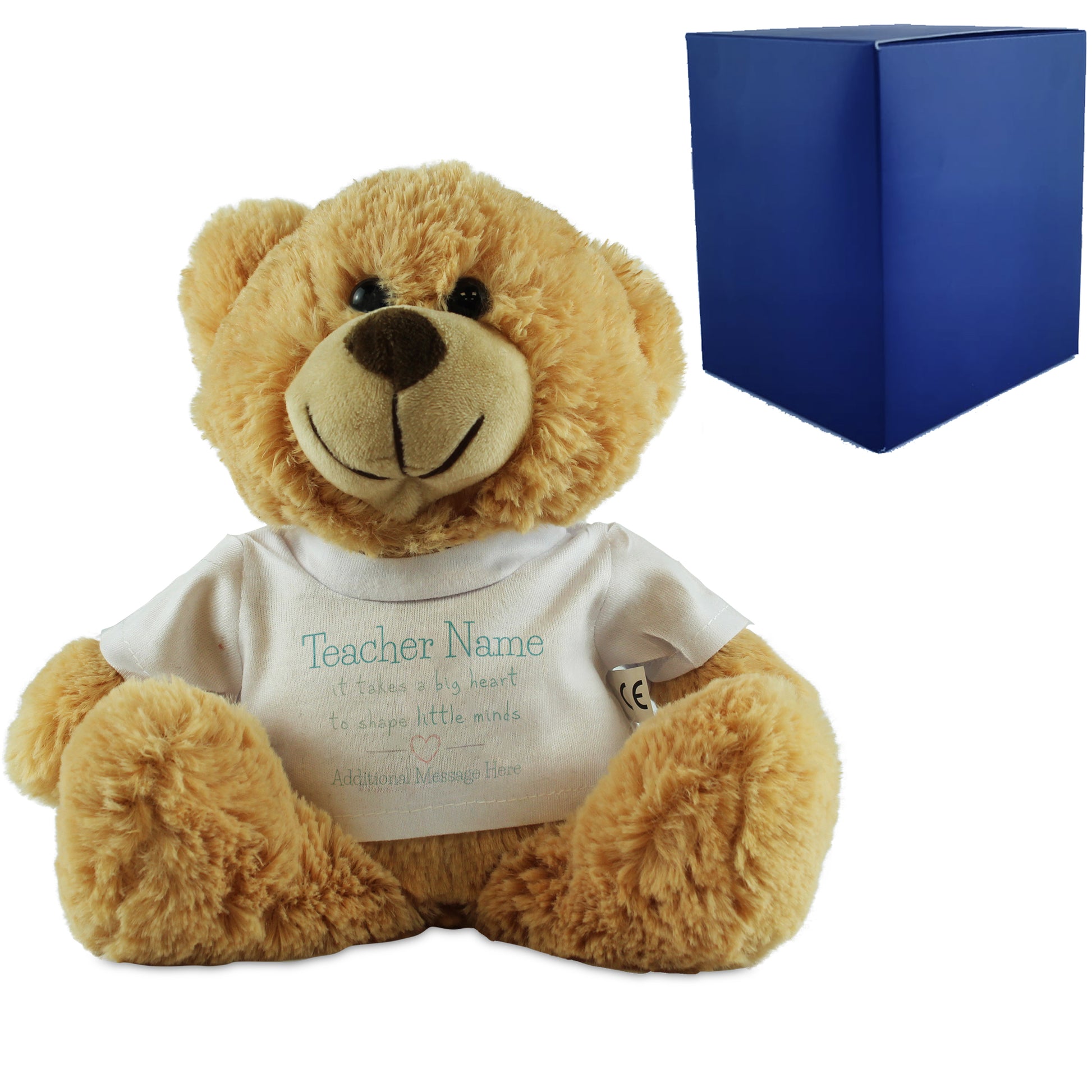 Personalised A Big Heart Shapes Little Minds Teacher Teddy Bear