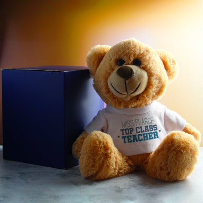 Personalised Top Class Teacher Teddy Bear