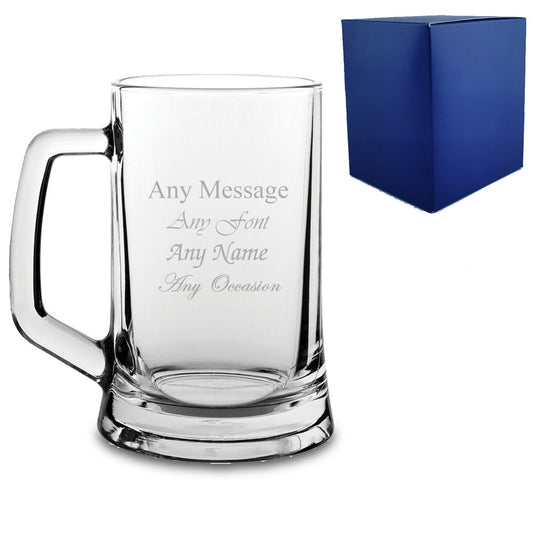 Engraved Beer Mug Tankard 23.25oz Image 1