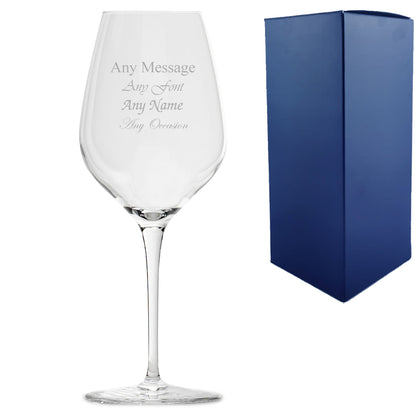 Engraved 430ml Inalto Tre Sensi Wine Glass Image 2