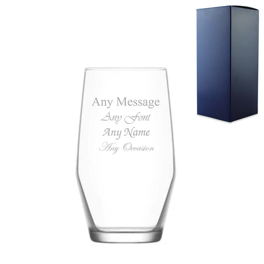 Engraved 495ml Ella Highball Glass with Gift Box Image 1