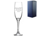 Engraved  Champagne Flute Happy 20,30,40,50... Birthday Modern Image 2