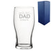 Engraved Fathers Day Pint Glass, Gift Boxed Image 2