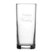 Happy 100th Birthday Modern Design - Engraved Novelty Hiball Glass Image 1