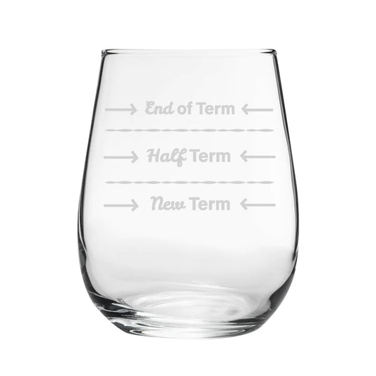 Personalised Teacher Terms Measures Wine Gin Glass