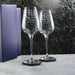 Engraved His and Hers Large Crystal Wine Glasses, Gift Boxed