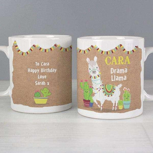 Personalised Llama Mug - Myhappymoments.co.uk