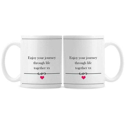 Personalised Mrs & Mrs Mug Set - Myhappymoments.co.uk