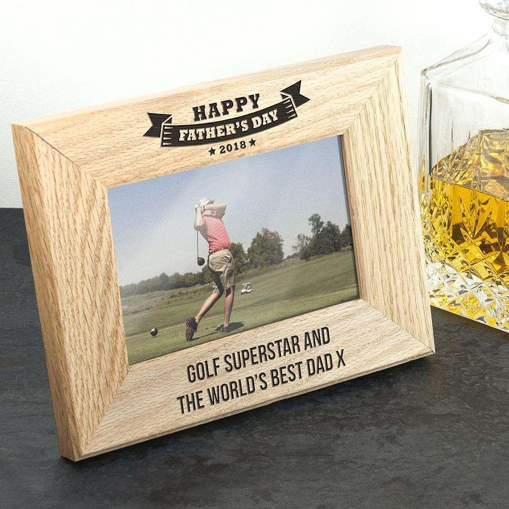 Personalised Happy Father’s Day Photo Frame - Myhappymoments.co.uk