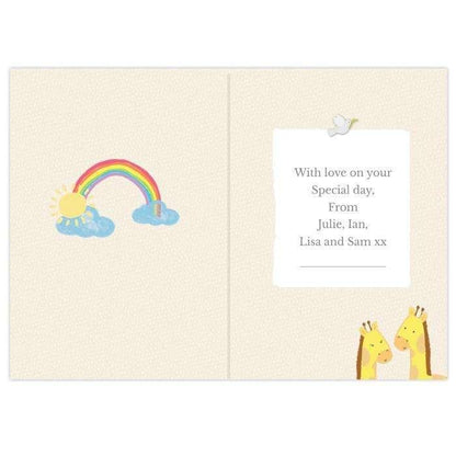 Personalised Noah's Ark Card - Myhappymoments.co.uk