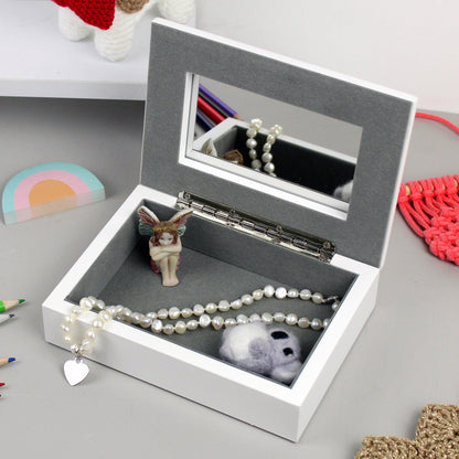 Personalised Floral Dot Jewellery Box - Myhappymoments.co.uk