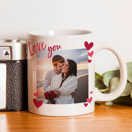 Love You Photo Upload Mug | Romantic Gift