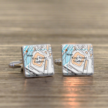 Football Stadium Map Cufflinks