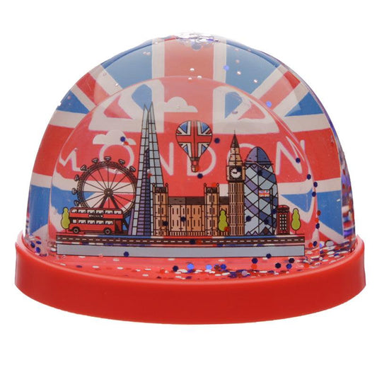 London Union Jack Medium Glitter Snow Storm Globe