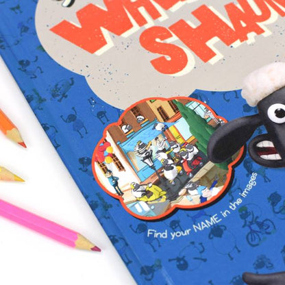 Shaun the Sheep Personalised Where's Shaun? Children’s Book - Myhappymoments.co.uk