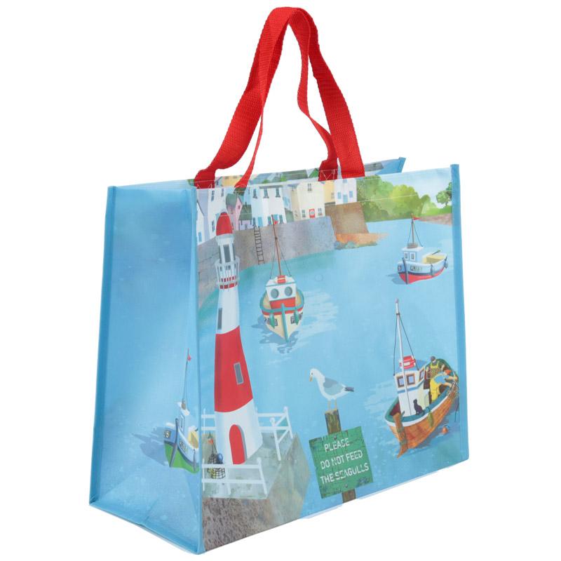 Seaside Design Durable Reusable Shopping Bag