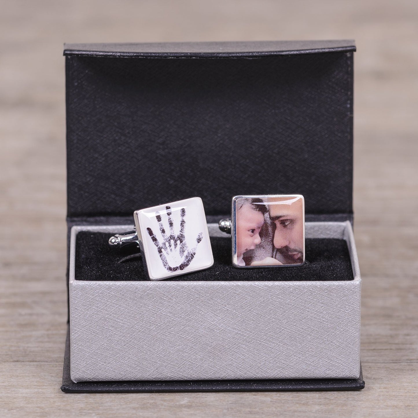 Two Hands Photo Cufflinks