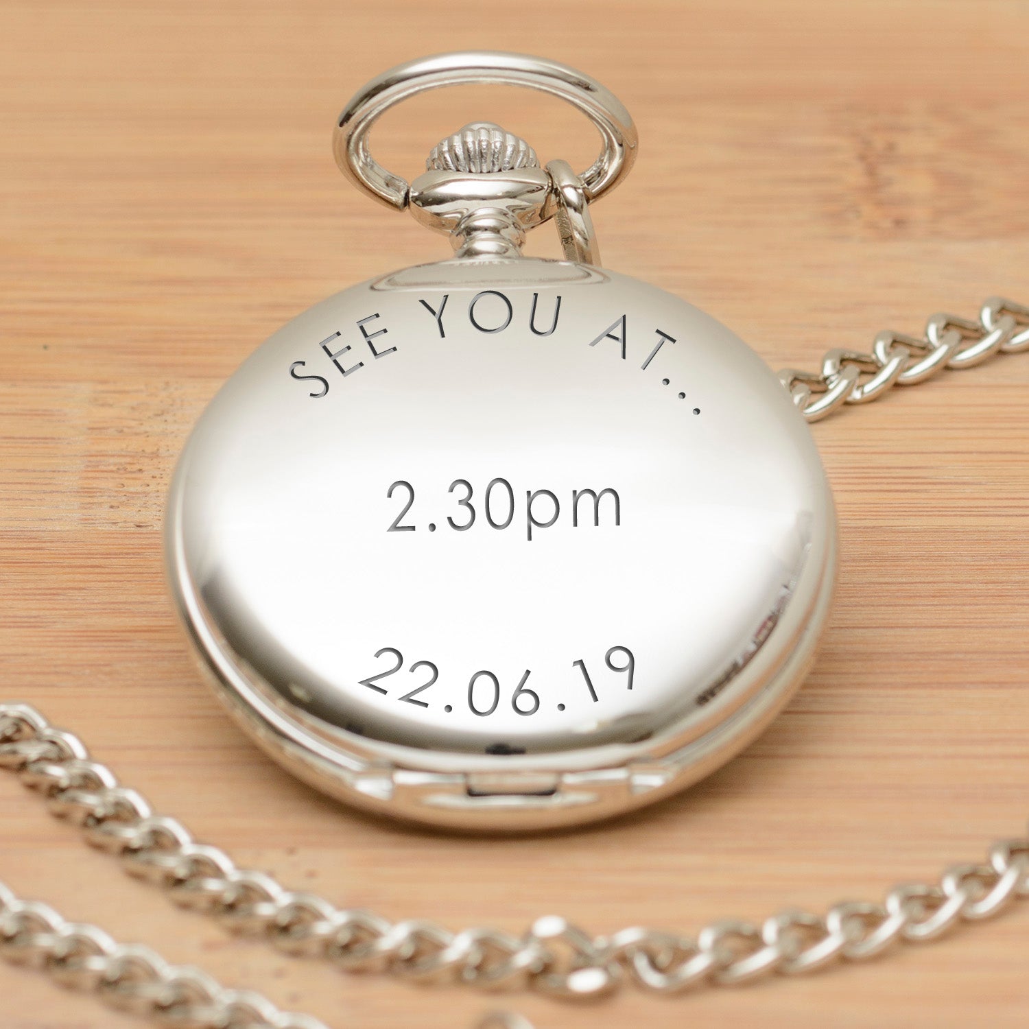 Personalised Pocket Watch - See you at ...