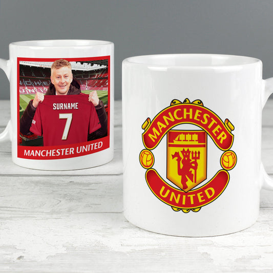 Personalised Manchester United FC Manager Mug