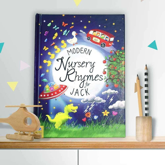 Personalised Modern Nursery Rhymes Book - Myhappymoments.co.uk