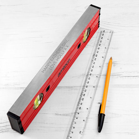 Personalised Spirit Level - Myhappymoments.co.uk