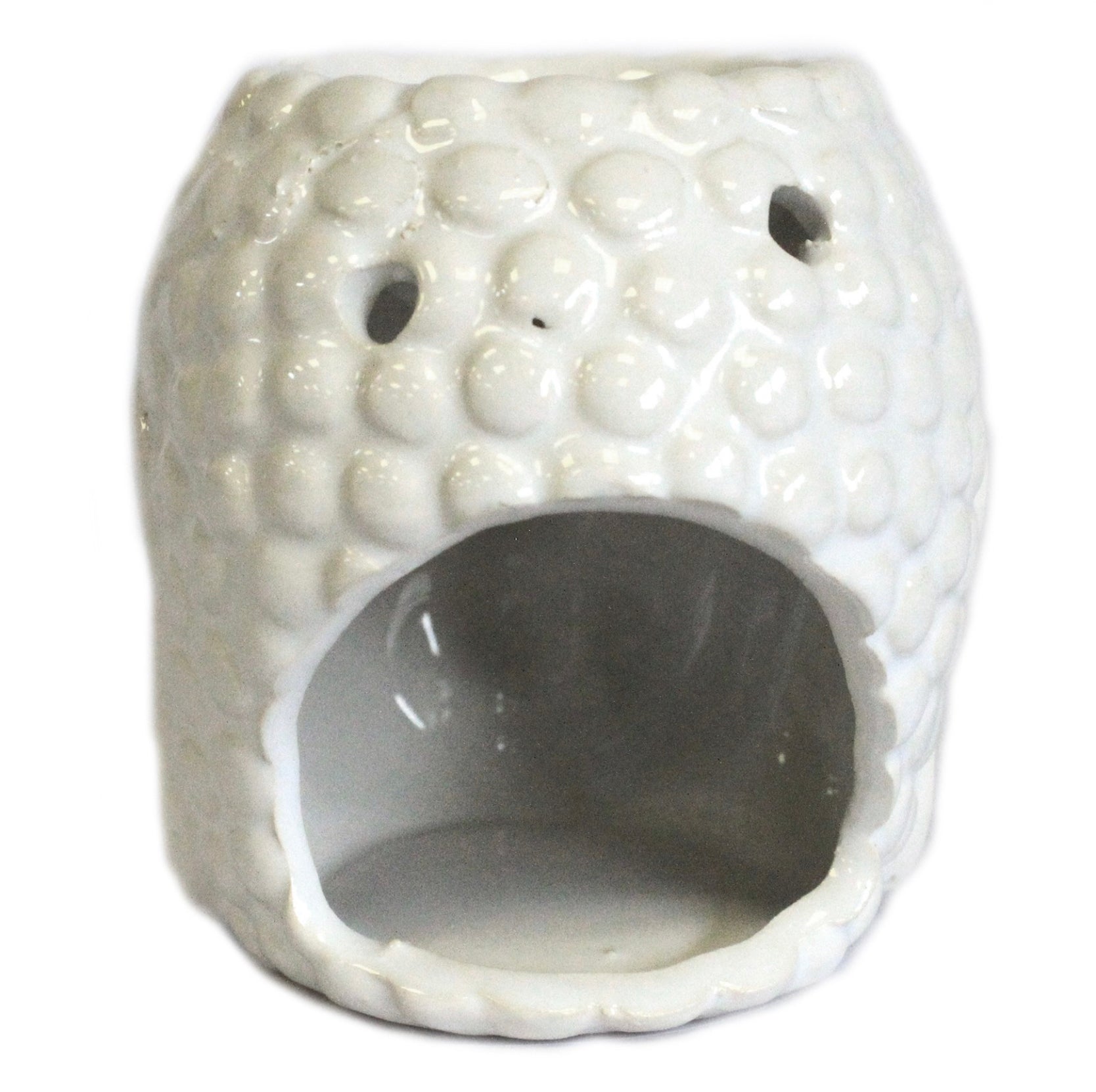 Buddha Oil Burner - White