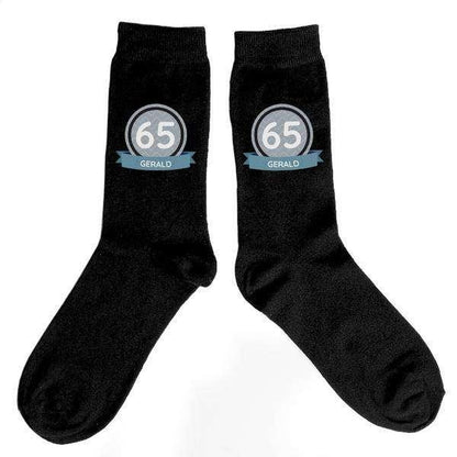 Personalised Birthday Age Men's Socks - Myhappymoments.co.uk