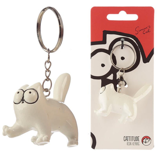 Simon's Cat Cattitude Keyring