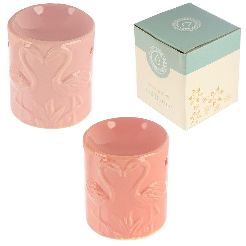 Pink Flamingos Ceramic Oil Burner