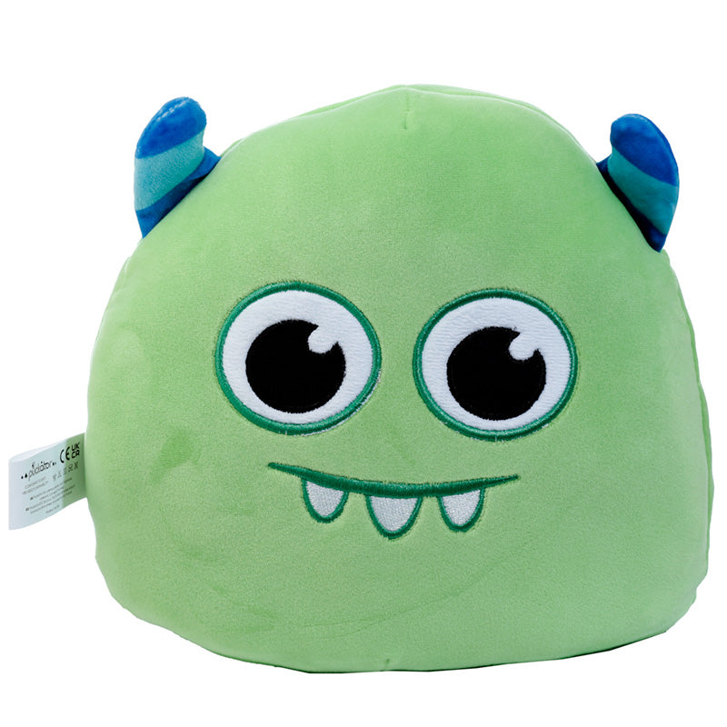 Squidglys Gary the Green Monster Reversible Monstarz Plush Toy