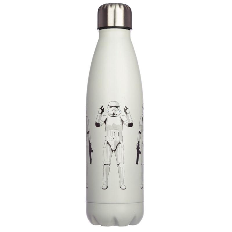 The Original Stormtrooper Reusable Stainless Steel Hot & Cold Thermal Insulated Drinks Bottle 500ml - White