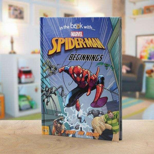 Personalised Marvel Spider-Man Story Book Softback - Myhappymoments.co.uk