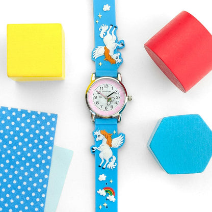 Kids Personalised Rainbow Unicorn Watch