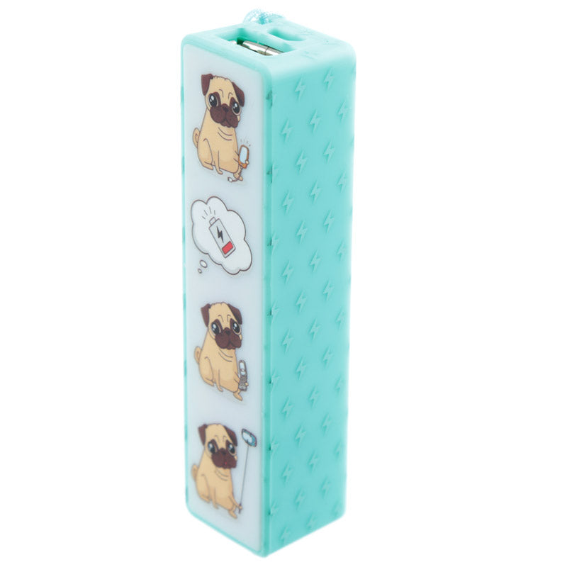 Pug Handy Portable USB Charger Power Bank - Myhappymoments.co.uk