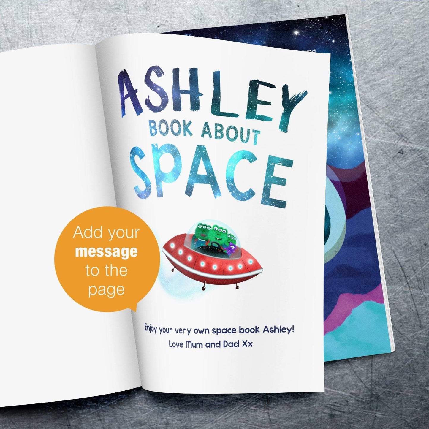 Personalised Space Book & Toy Gift Set