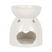 White Heart Cut Out Oil Burner