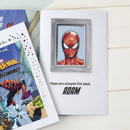 Personalised Marvel Little Favourites Spider-Man Beginnings Book from Pukkagifts.uk