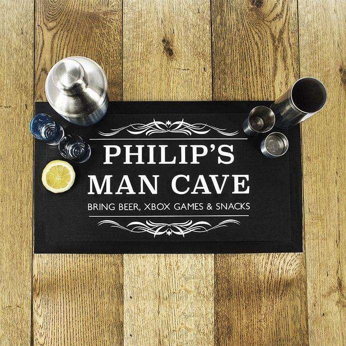 Personalised Gentlemen's Man Cave Bar Runner - Myhappymoments.co.uk