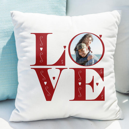 LOVE Photo Upload Cushion