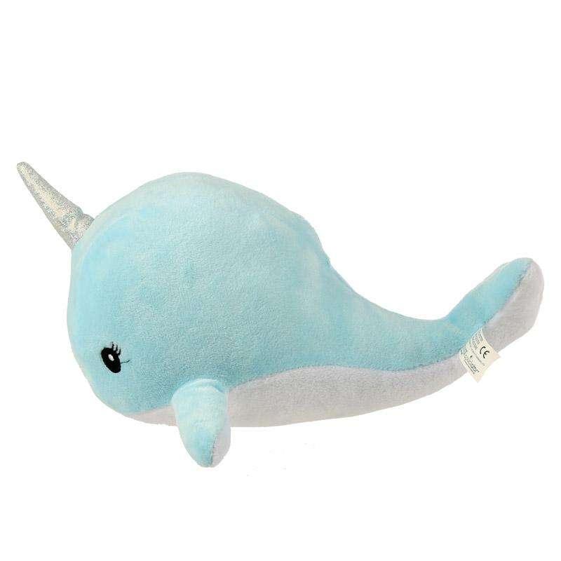 Plush Kawaii Narwhal Cushion - Myhappymoments.co.uk