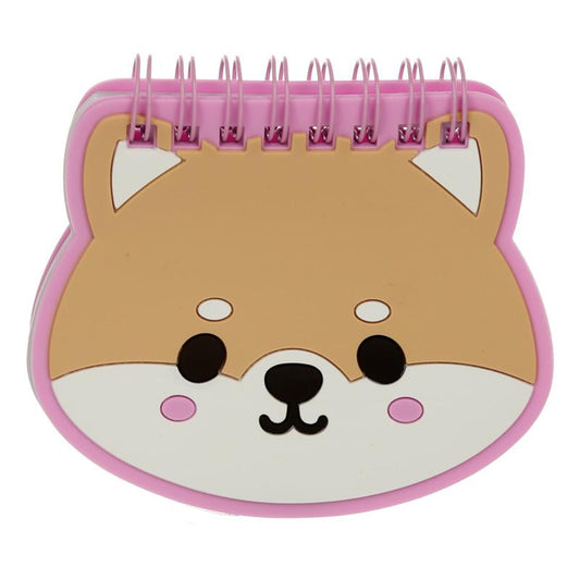 Shiba Inu Dog Shaped PVC Notepad