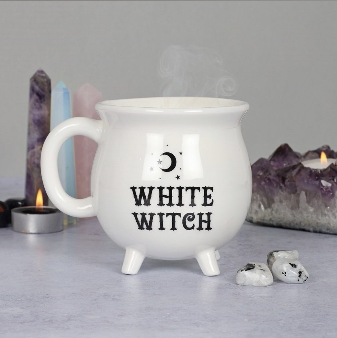 White Witch Cauldron Mug