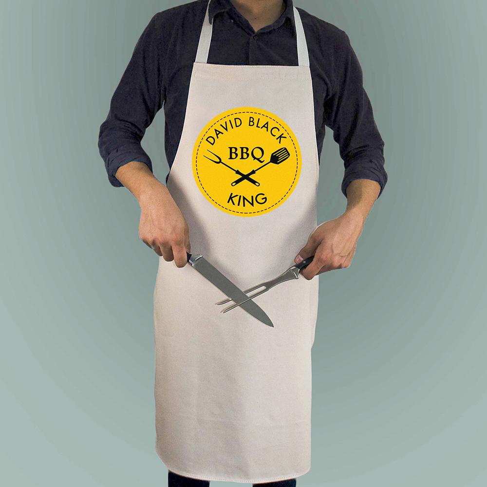 Personalised BBQ King Apron - Pukka Gifts