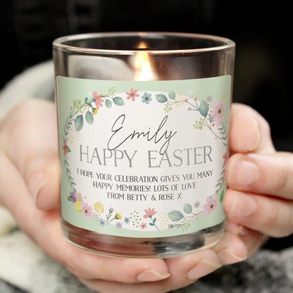 Personalised Spring Time Jar Candle