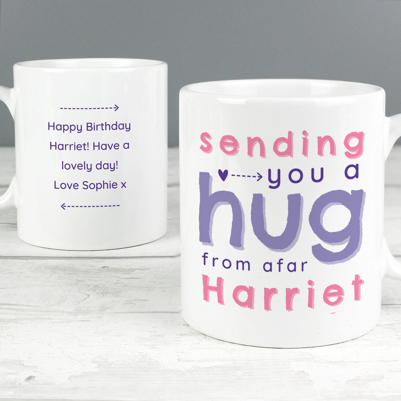 Personalised Social Distancing Cards & Mugs