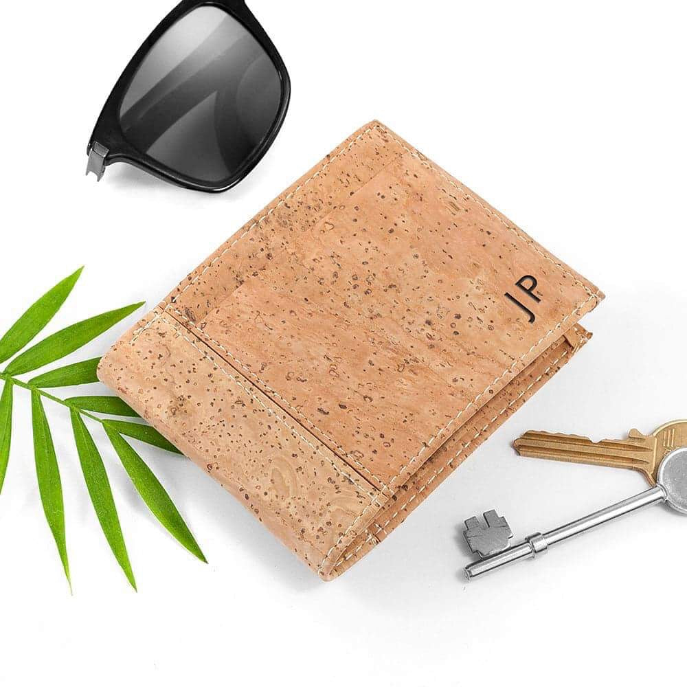 Personalised Vegan Cork Wallet - Myhappymoments.co.uk