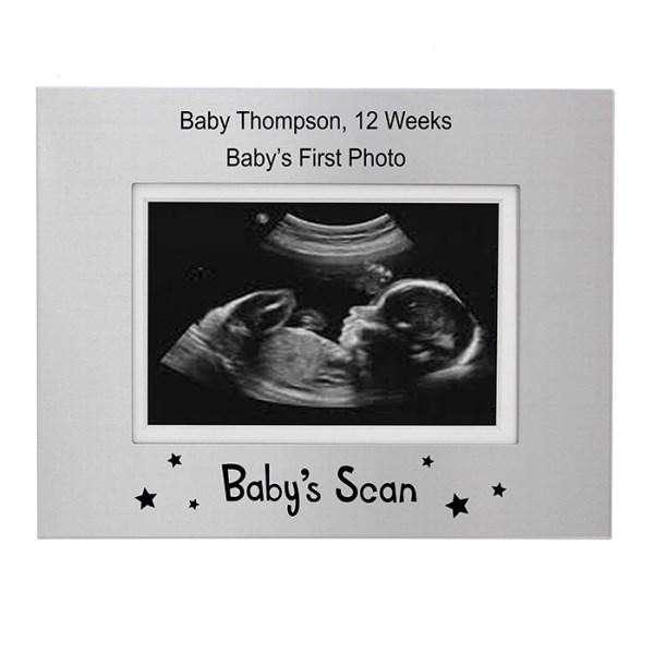 Personalised Baby Scan Photo Frame - Myhappymoments.co.uk