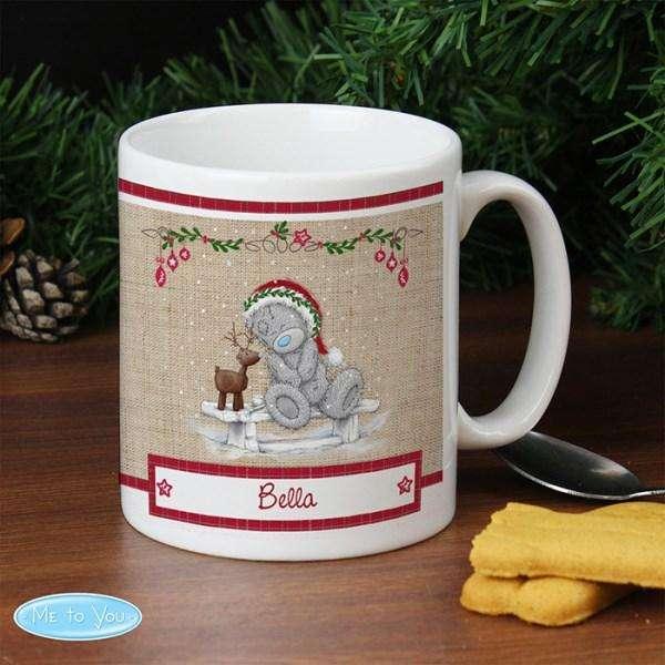 Personalised Me To You Reindeer Mug - Myhappymoments.co.uk